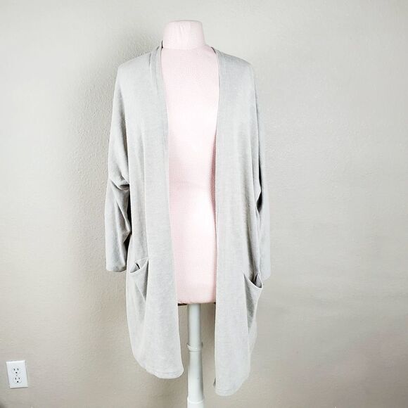 Donni Sandwash Open Waffle Knit Beige Cardigan NWT One Size - Picture 9 of 9